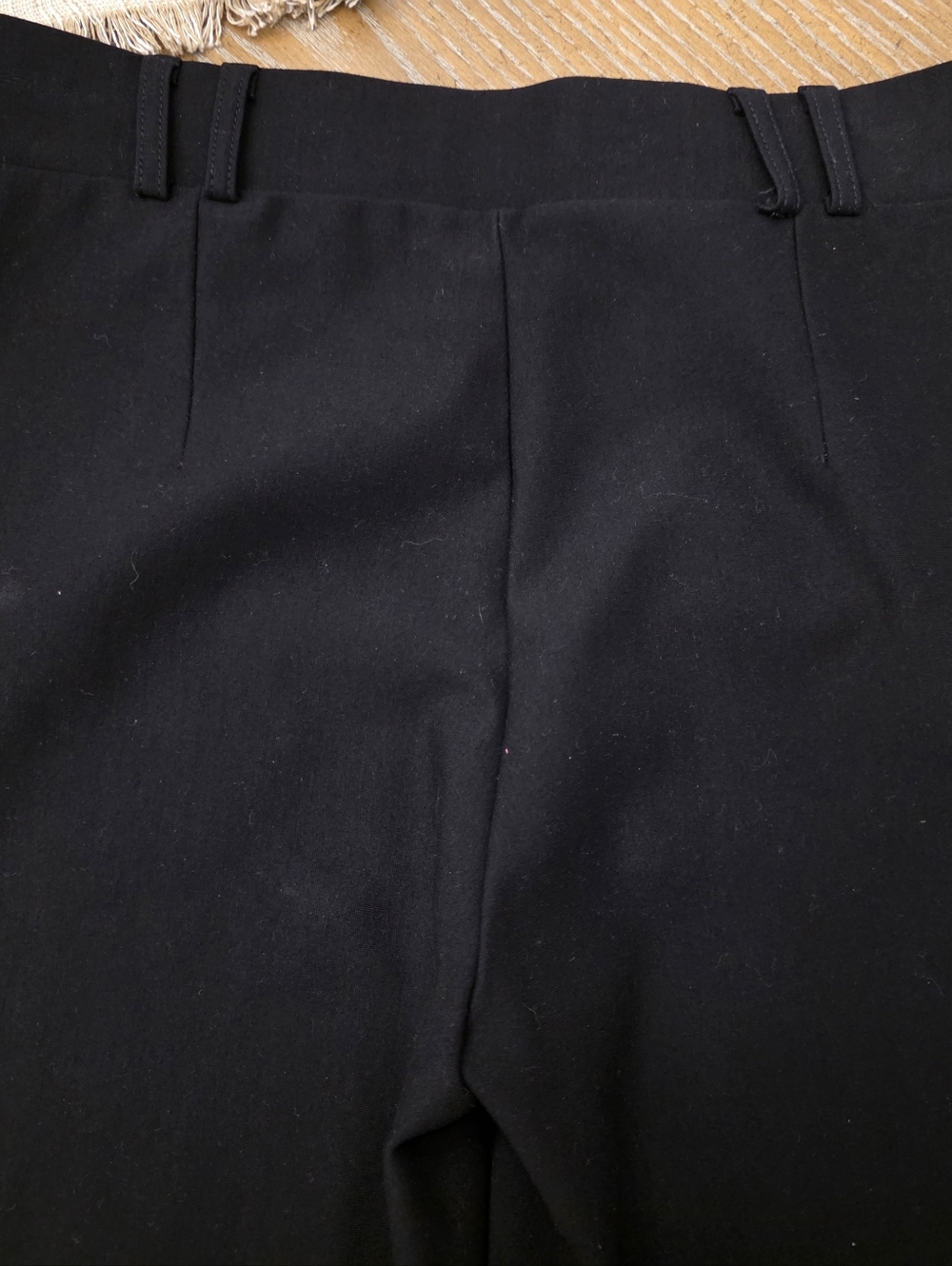 Kay Unger Black Pull On Pant With Gold Buttons - Picture 3 of 4